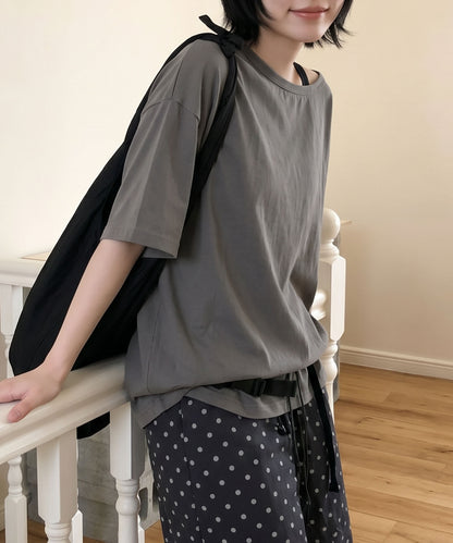 aimoha/ワンショルダー風ビッグTシャツ