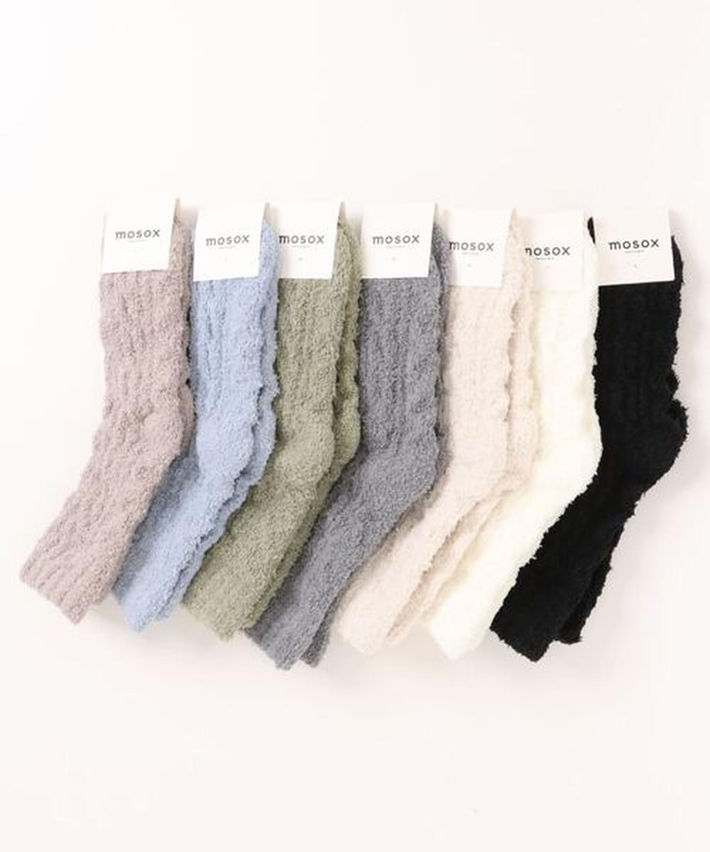 【MOSOX】もこもこルームソックス7色セット