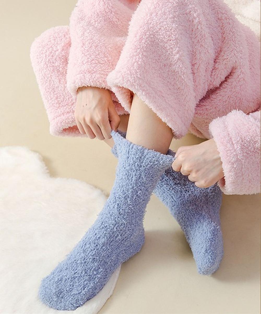 【MOSOX】もこもこルームソックス7色セット