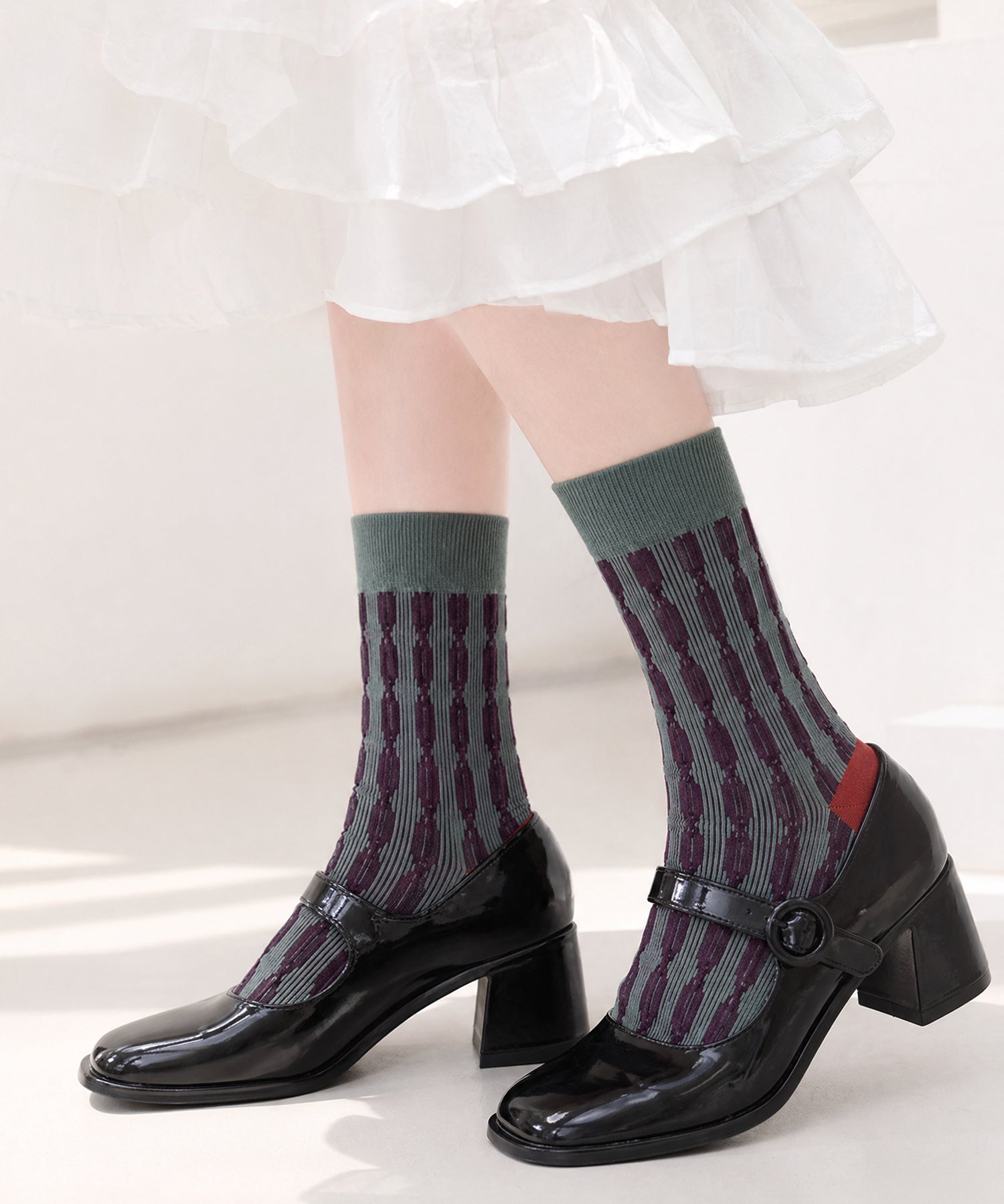 【mosox】韓国風レトロソックス
