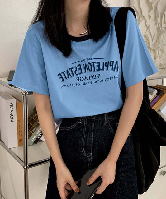 ヴィンテージ風リンガーTシャツ