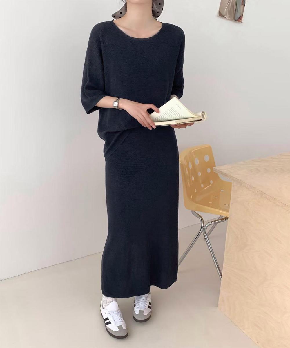 リラックスニットセットアップ