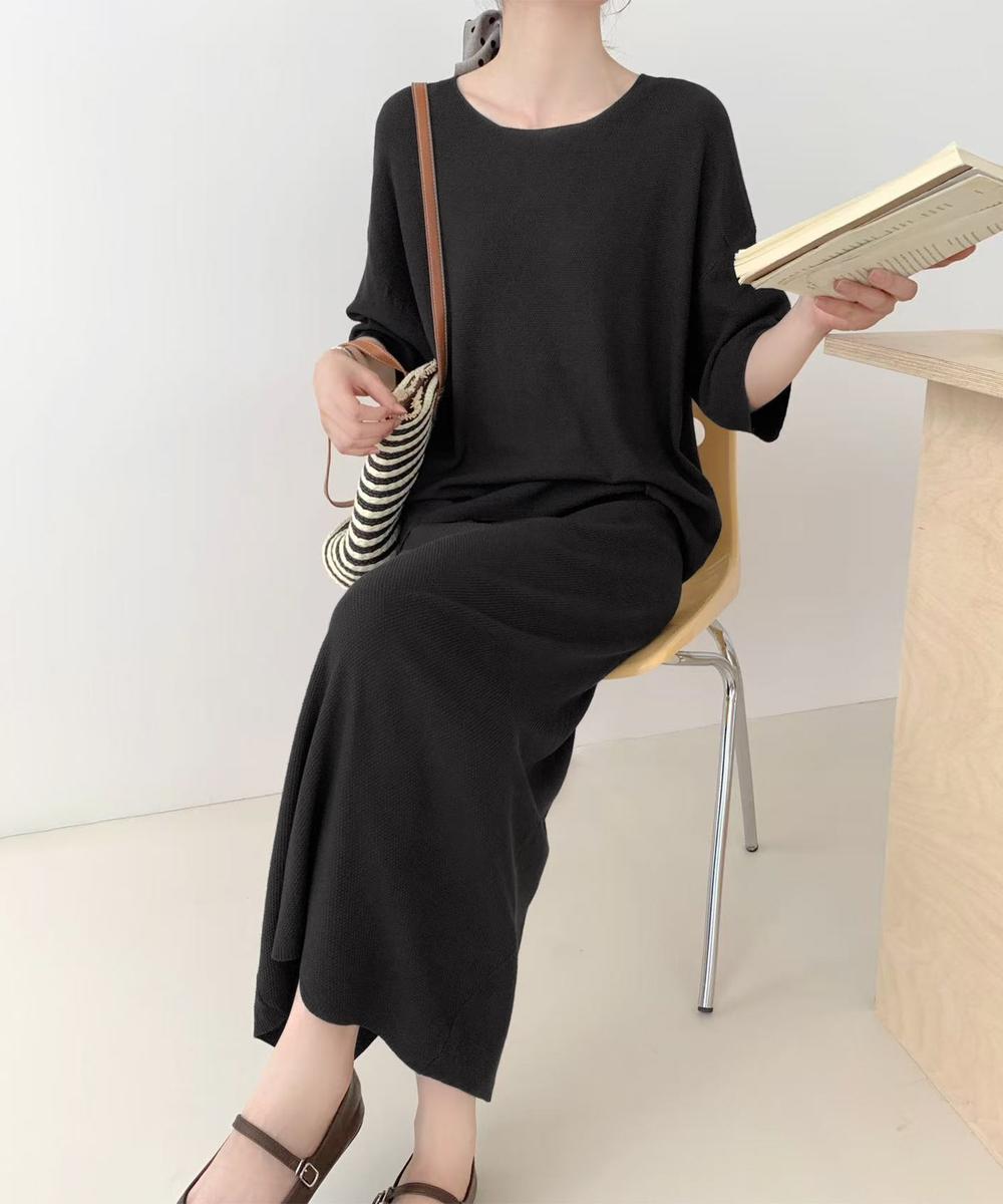 リラックスニットセットアップ – 《公式》moremore（モアモア）