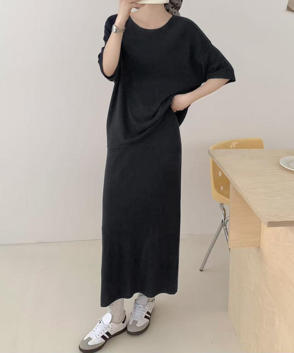 リラックスニットセットアップ