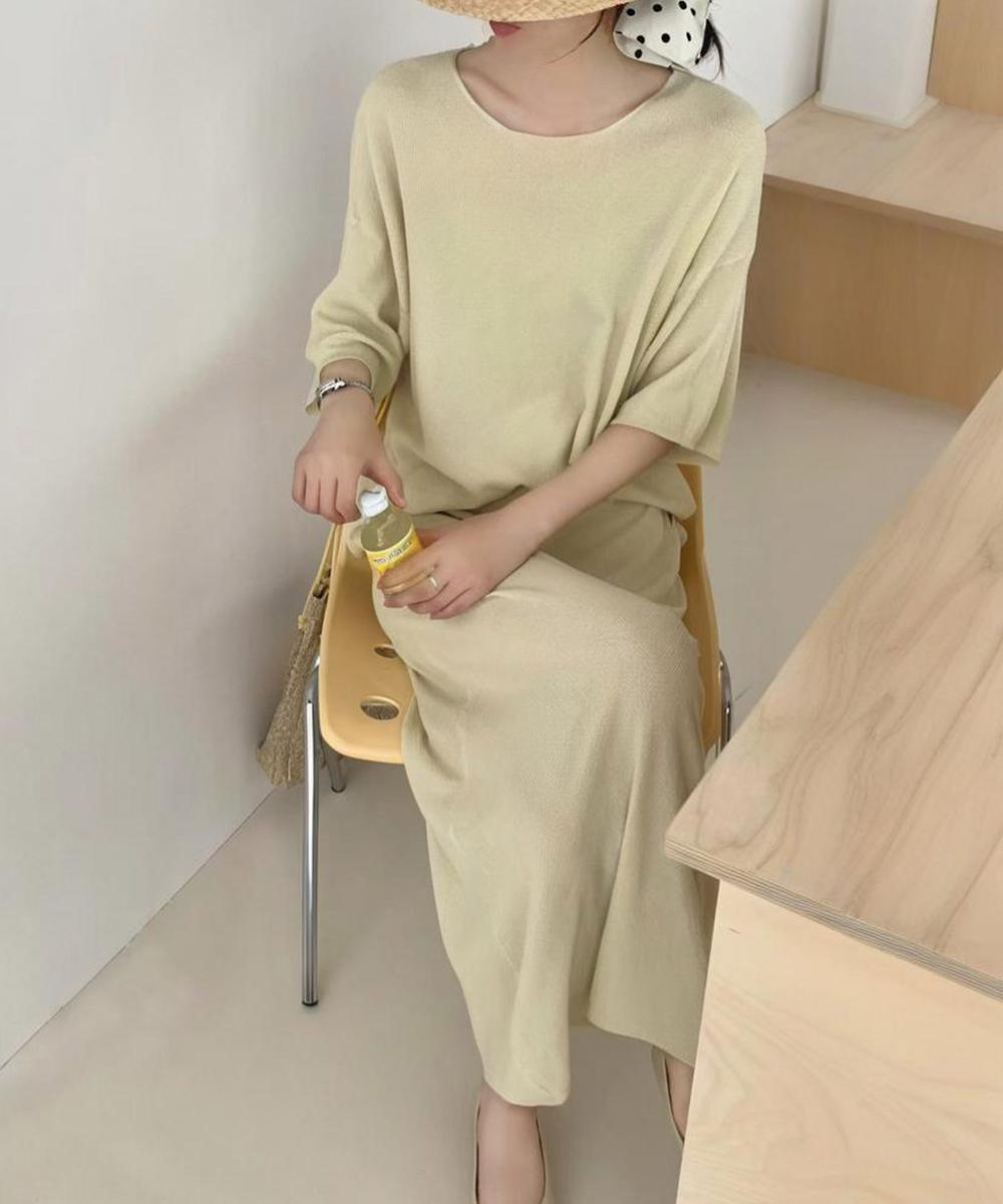 リラックスニットセットアップ