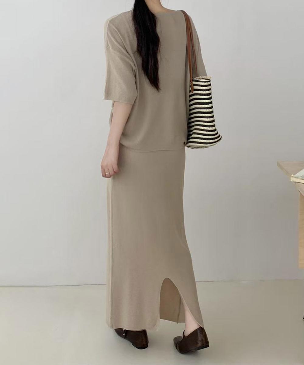 リラックスニットセットアップ – 《公式》moremore（モアモア）