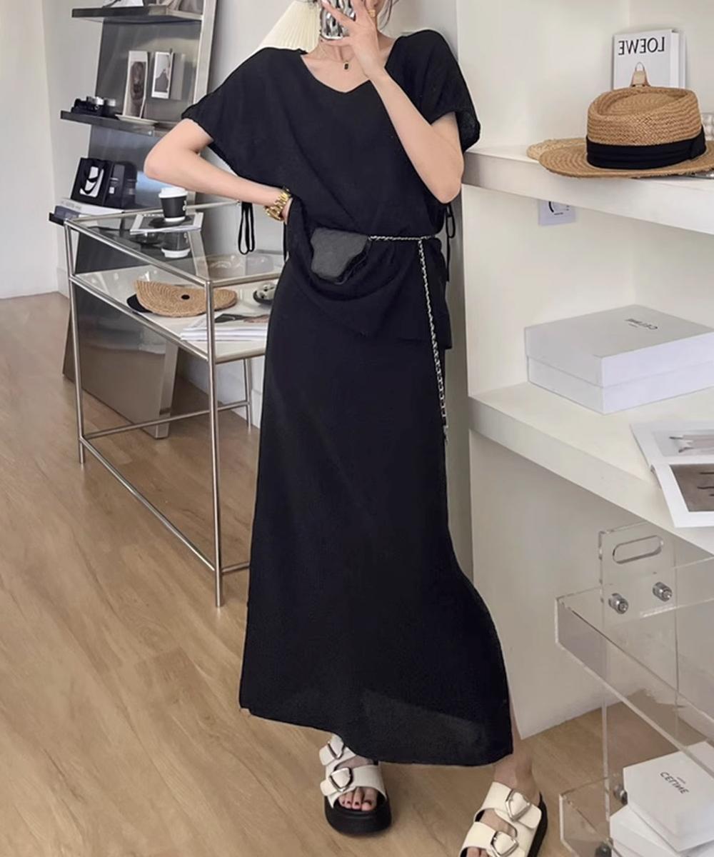 ゆったりトップス＆ロングスカート セットアップ
