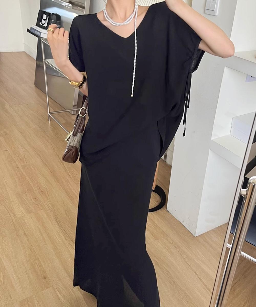 ゆったりトップス＆ロングスカート セットアップ