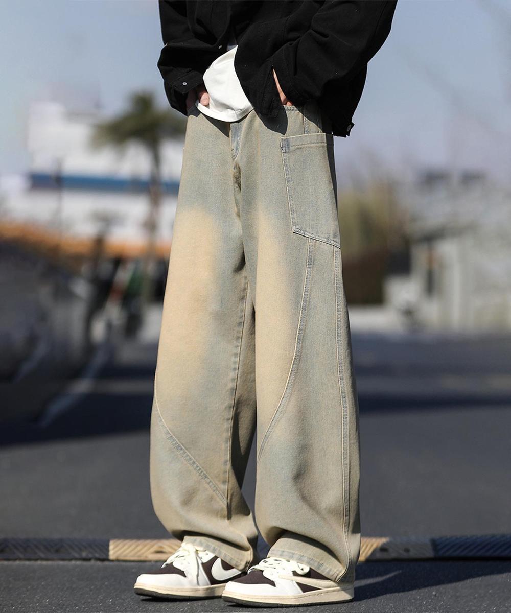 ワイドシルエットデニムパンツ