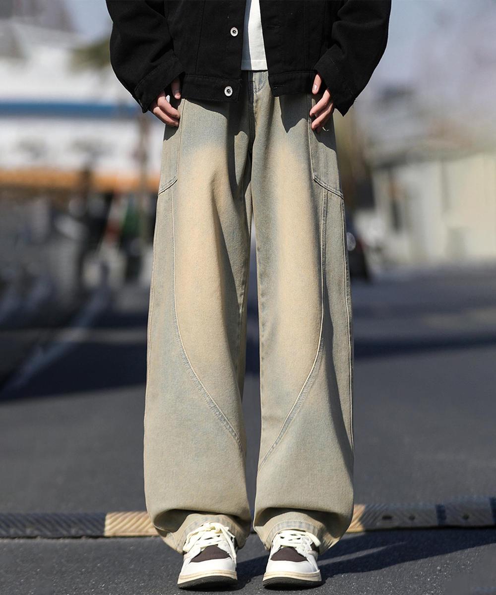 ワイドシルエットデニムパンツ