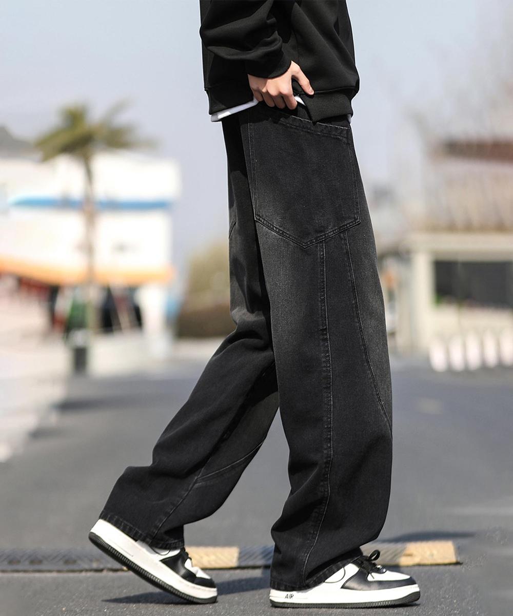 ワイドシルエットデニムパンツ