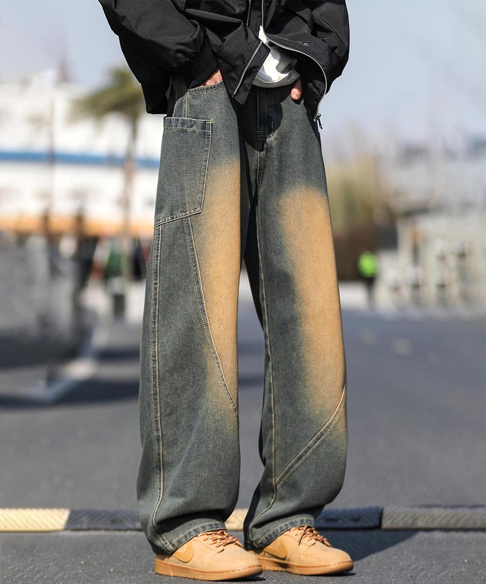 ワイドシルエットデニムパンツ