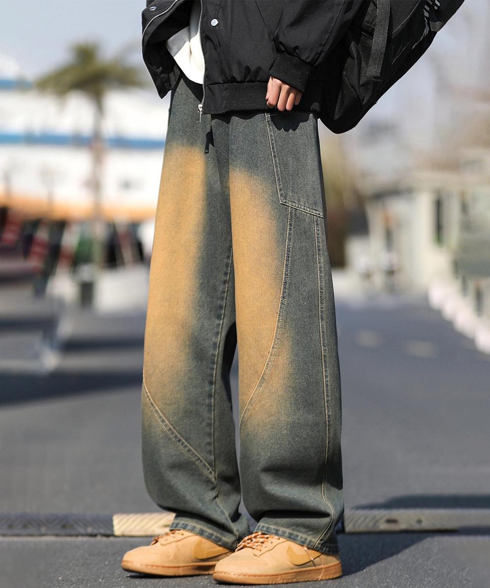 ワイドシルエットデニムパンツ