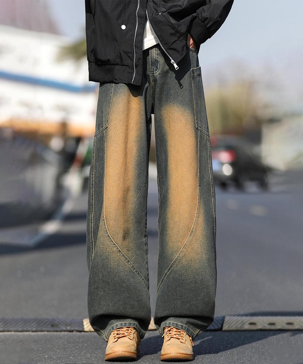 ワイドシルエットデニムパンツ