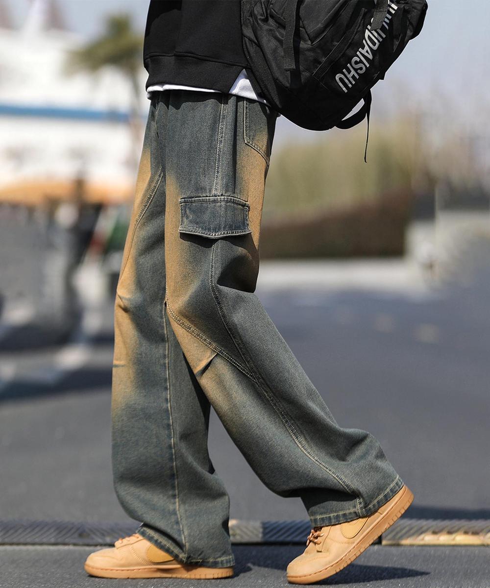 カーゴワイドデニムパンツ