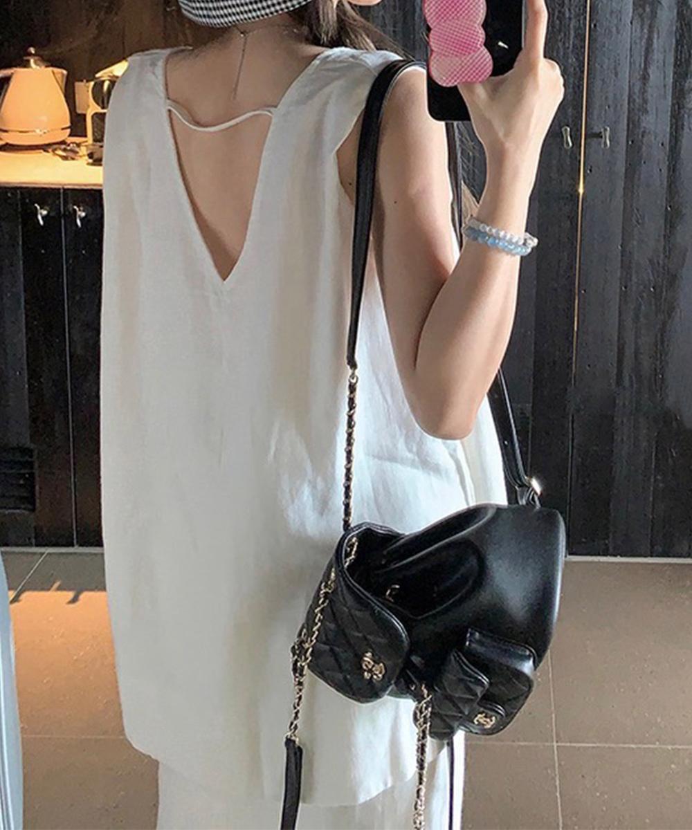 ノースリーブトップス＆ロングスカートセットアップ – 《公式