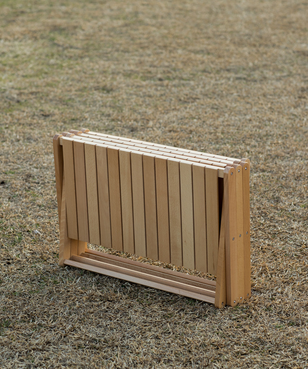 【S'more Woodi Folding Rack】折り畳み木製4段ラック