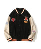 [HOOK] American casual color scheme bear patch stadium jacket