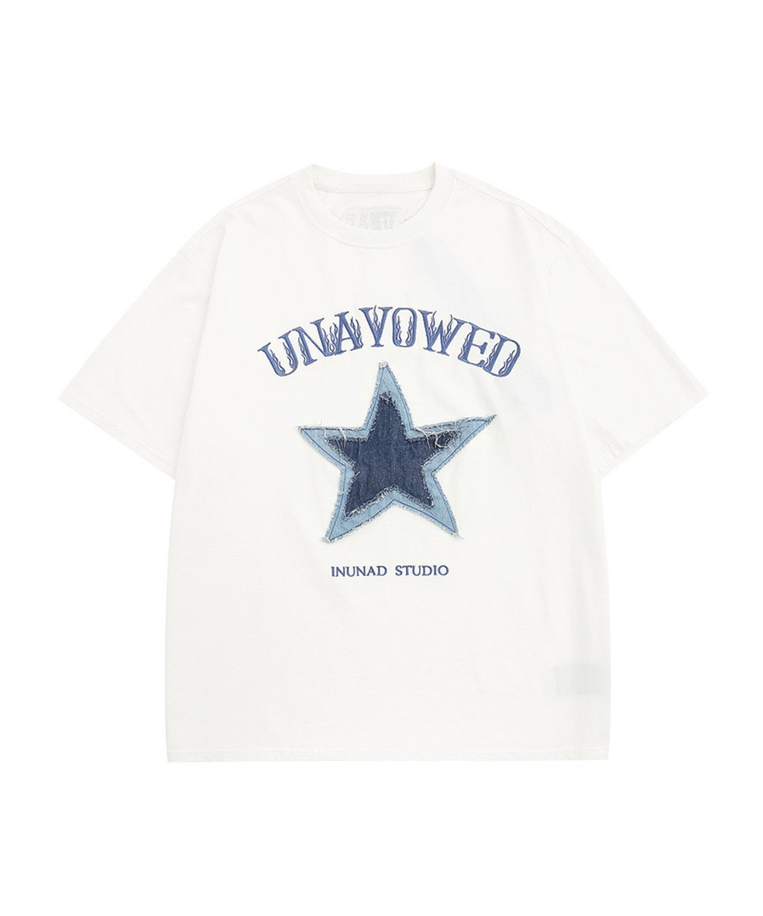 【HOOK】アメカジパッチワーク半袖ビッグTEE