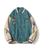 [HOOK] American casual color scheme bear patch stadium jacket