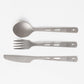【 S'more / Titanium Cutlery Set 】 チタニウムカトラリーセット カトラリー 4点セット