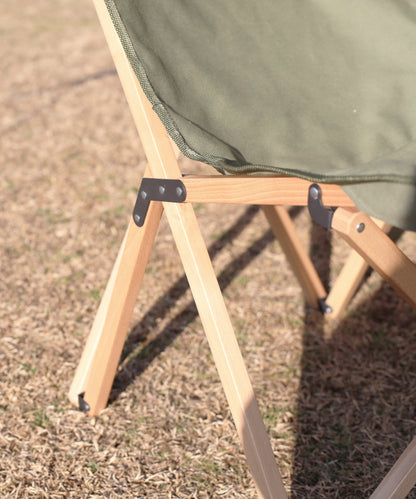 【 S'more Woodi pack chair 】ウッディーパックチェア ブナ材 木製キャンバスチェア