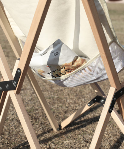 【 S'more Woodi pack chair 】ウッディーパックチェア ブナ材 木製キャンバスチェア