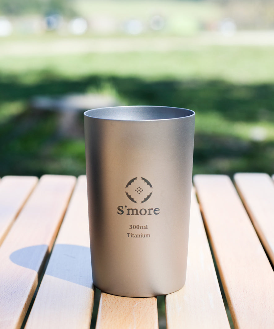 【 S'more / Titanium tumbler double】チタニウムタンブラーダブル チタンタンブラー