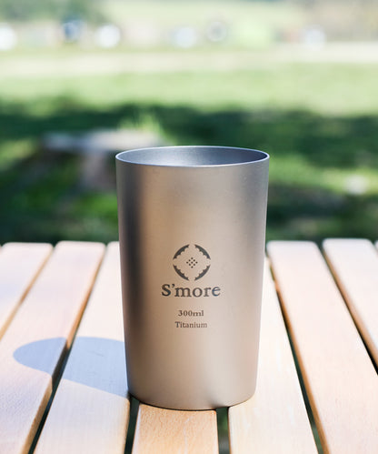 【 S'more / Titanium tumbler double】チタニウムタンブラーダブル チタンタンブラー