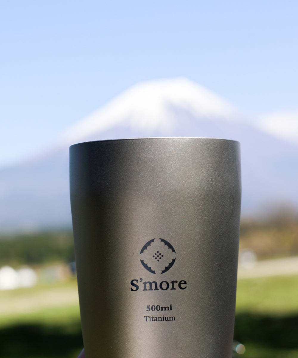 【 S'more / Titanium tumbler double】チタニウムタンブラーダブル チタンタンブラー