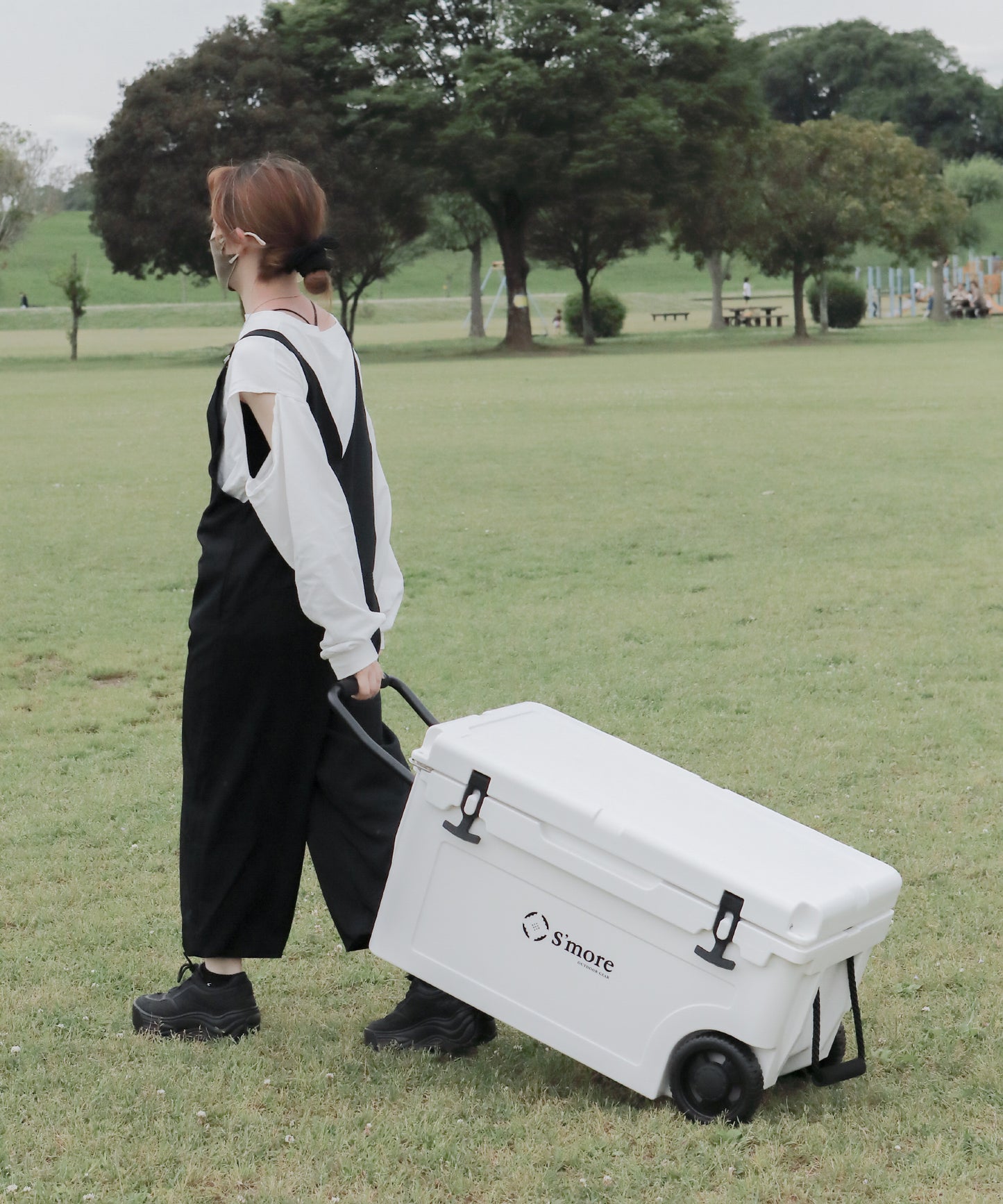 【S'more /Becool cooler box55】移動式クーラーボックス