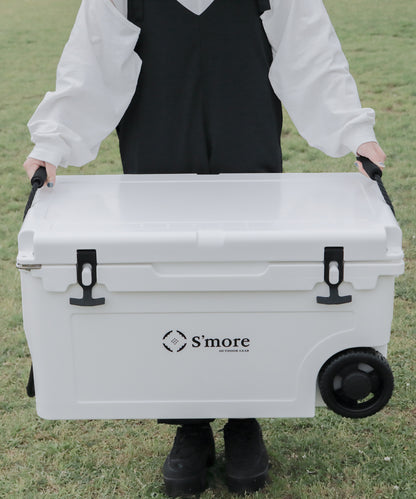 【S'more /Becool cooler box55】移動式クーラーボックス
