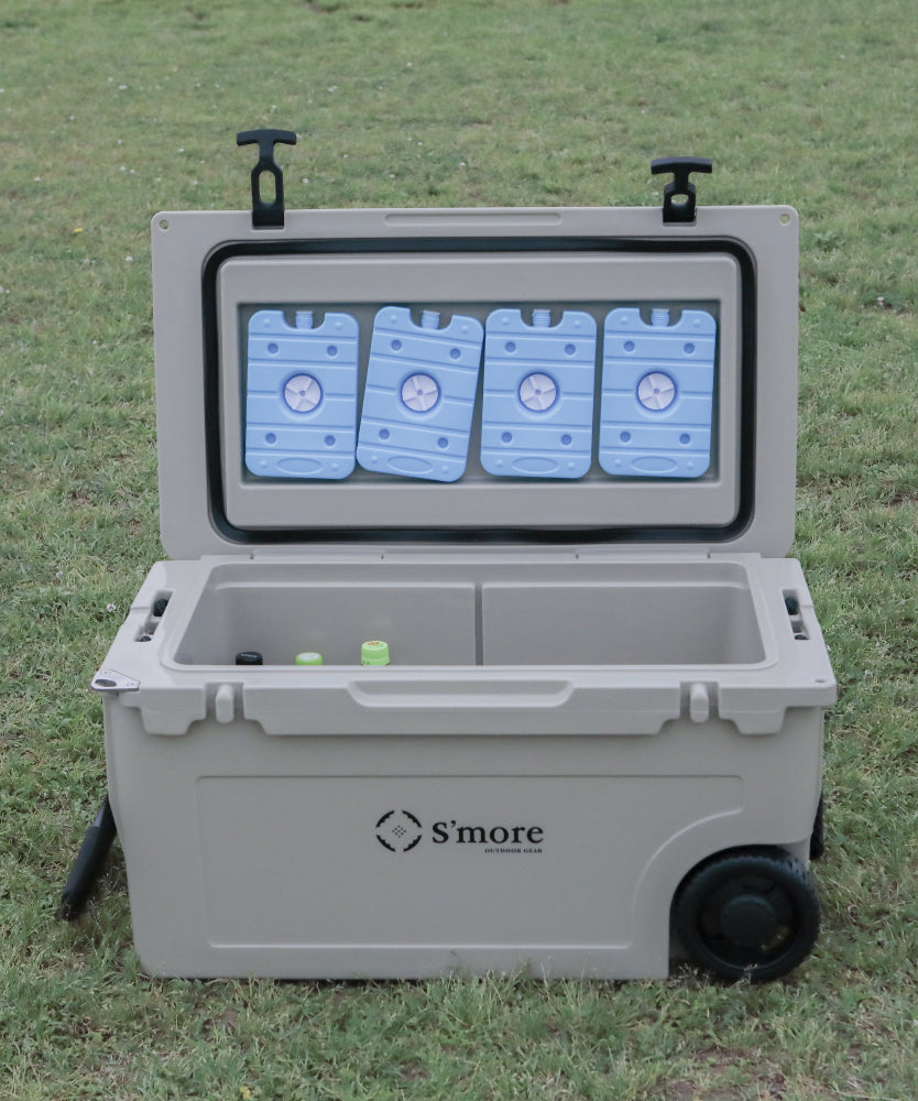 【S'more /Becool cooler box55】移動式クーラーボックス