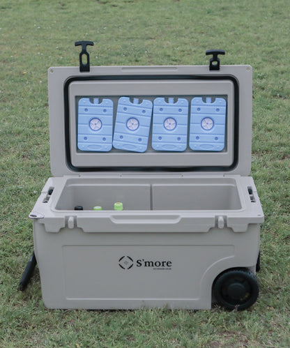 【S'more /Becool cooler box55】移動式クーラーボックス