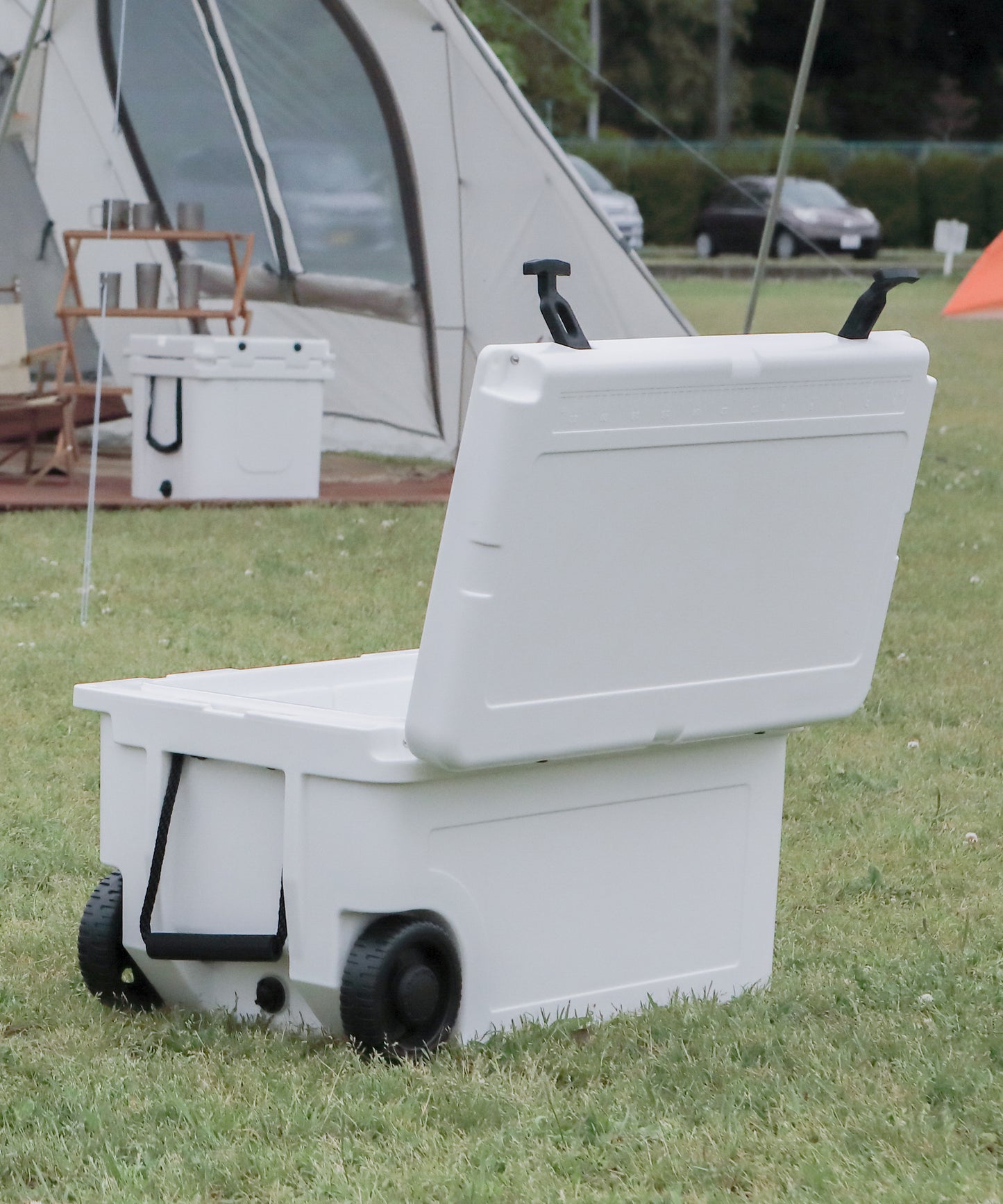 【S'more /Becool cooler box55】移動式クーラーボックス