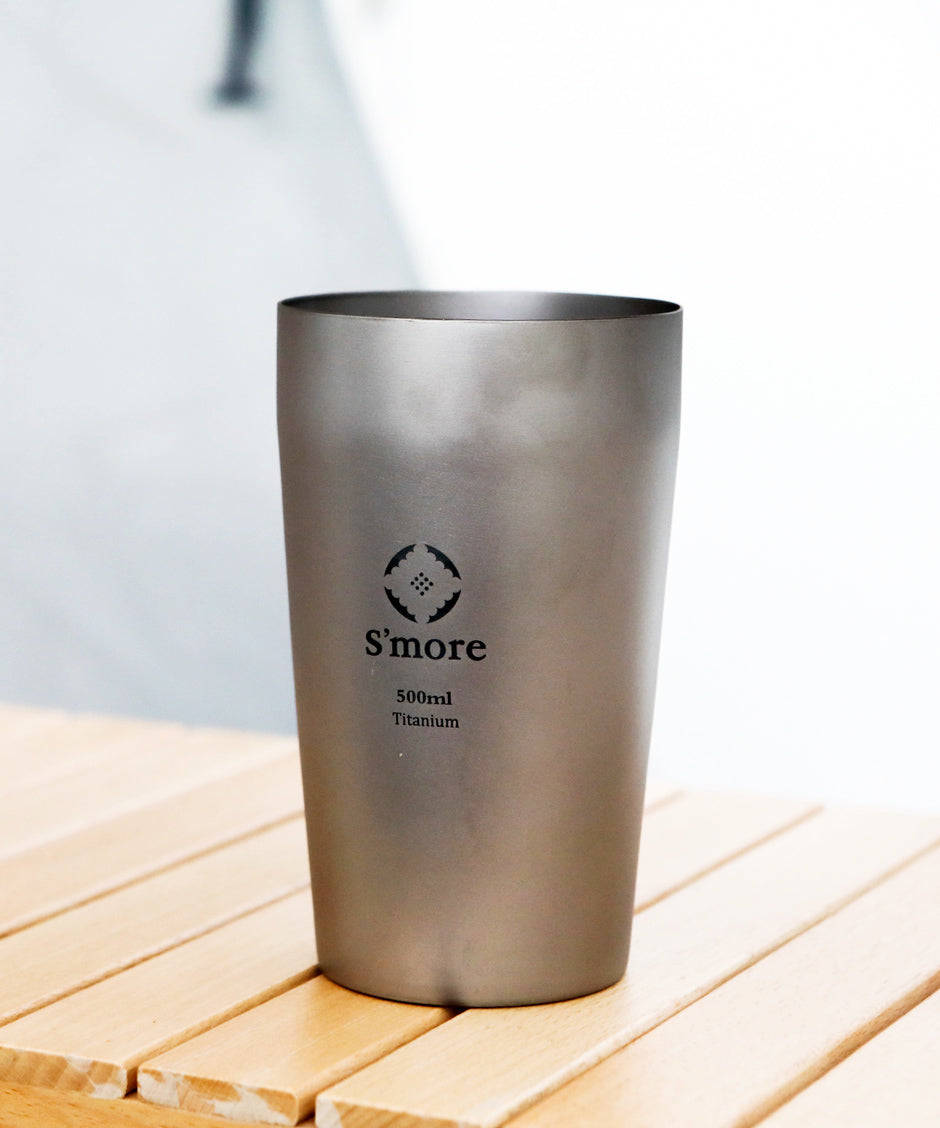 【 S'more / Titanium tumbler double】チタニウムタンブラーダブル チタンタンブラー