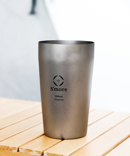 【 S'more / Titanium tumbler double】チタニウムタンブラーダブル チタンタンブラー