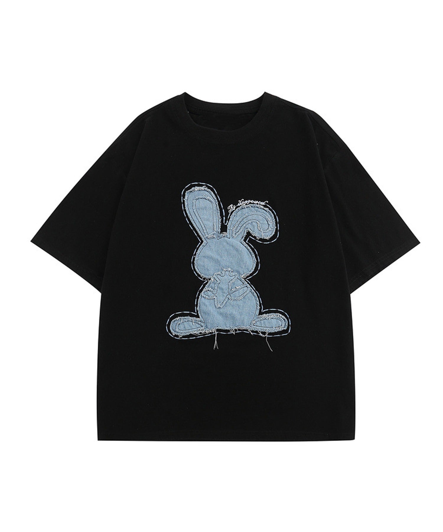 【HOOK】アメカジパッチワーク半袖ビッグTEE