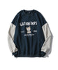 [HOOK] Antique print sleeve switching sweatshirt