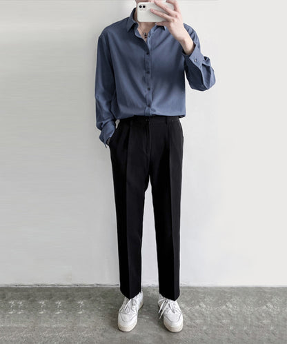 [aimoha Men's] Straight slacks