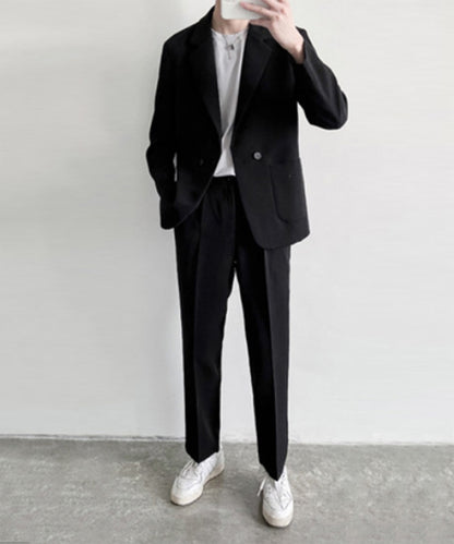 [aimoha Men's] Straight slacks