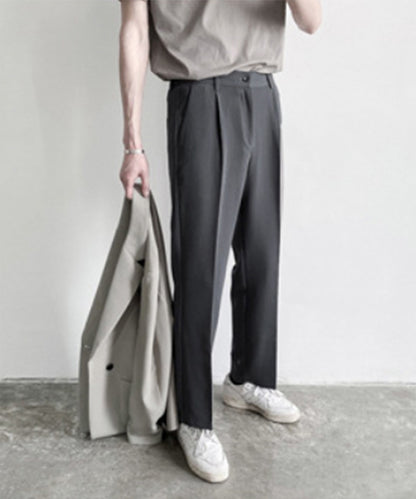 [aimoha Men's] Straight slacks