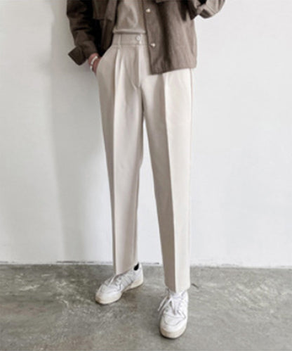 [aimoha Men's] Straight slacks