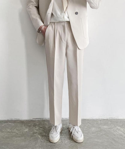 [aimoha Men's] Straight slacks