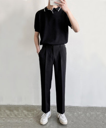 [aimoha Men's] Straight slacks