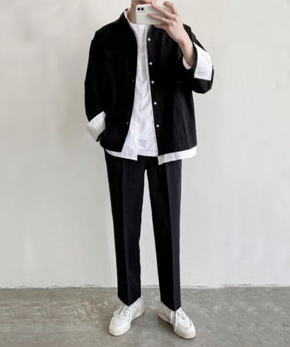 [aimoha Men's] Straight slacks