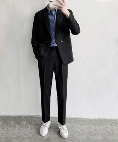 [aimoha Men's] Straight slacks