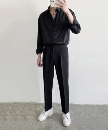 [aimoha Men's] Straight slacks