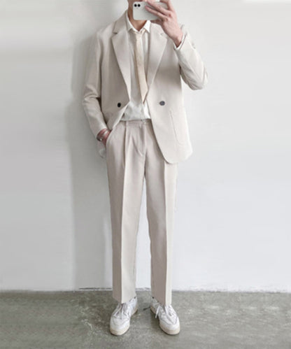 [aimoha Men's] Straight slacks