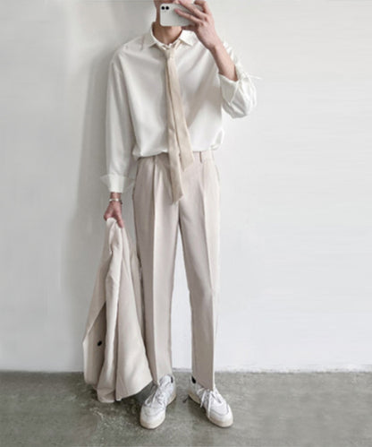 [aimoha Men's] Straight slacks